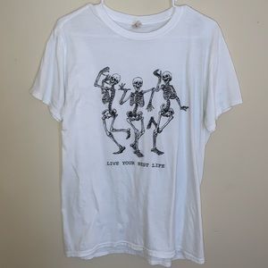 Dancing skeleton shirt